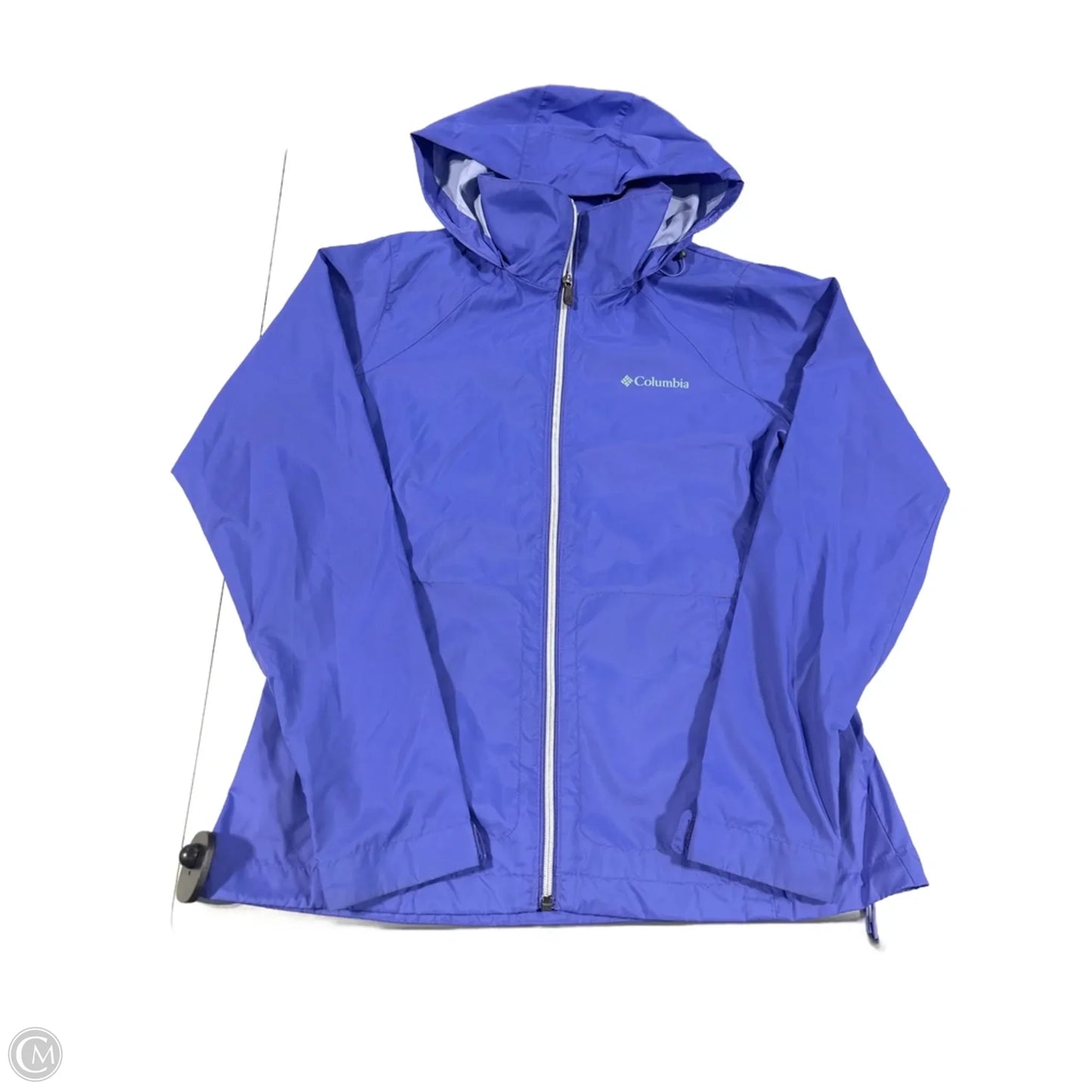 Jacket Windbreaker By Columbia In Purple, Size: S