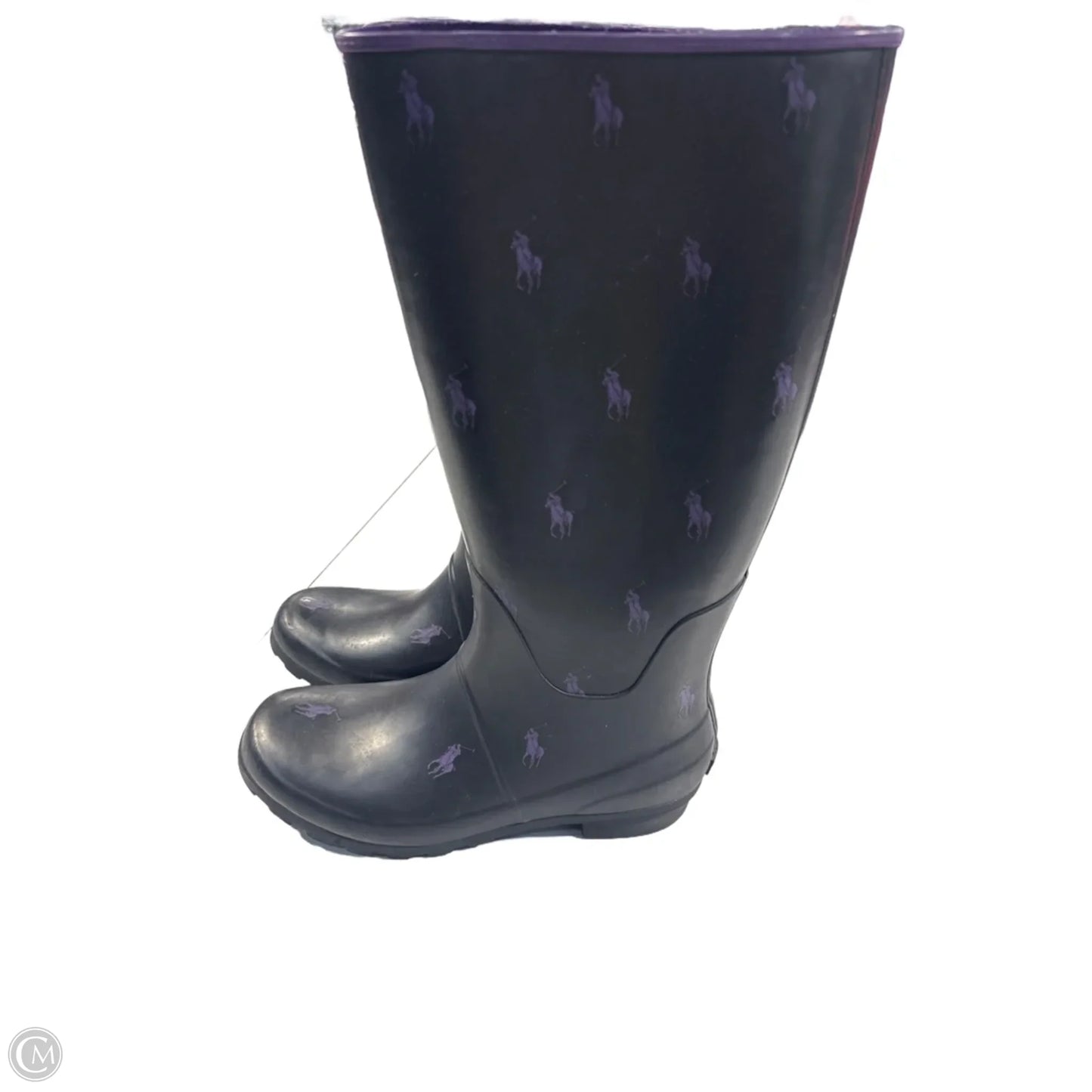 Boots Rain By Polo Ralph Lauren In Black, Size: 10