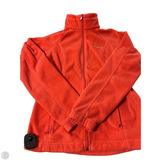 Jacket Fleece By Columbia In Coral, Size: S