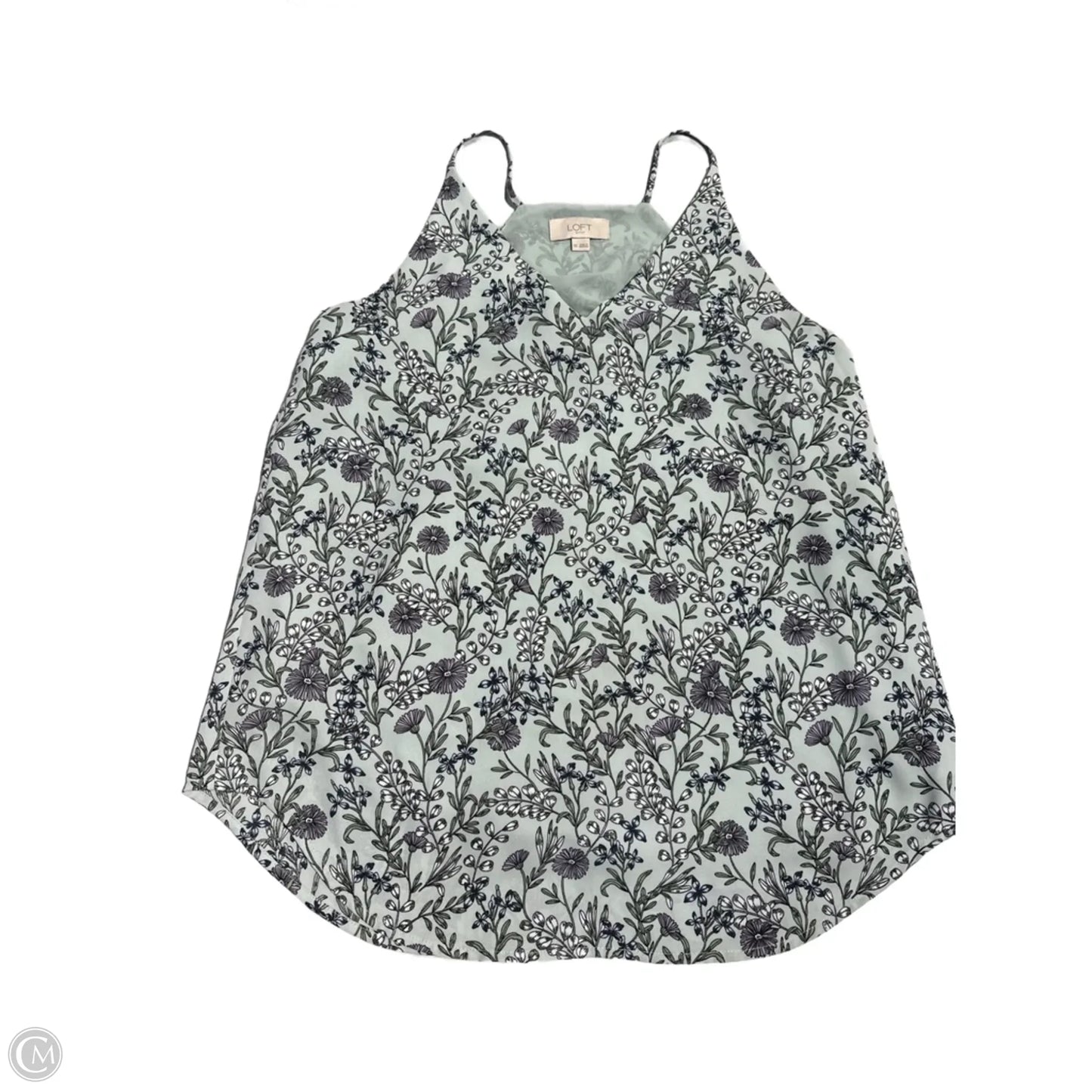 Tank Top By Loft In Floral Print, Size: Xs
