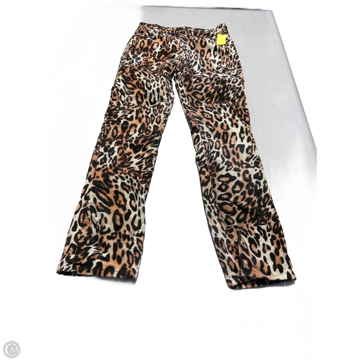 Jeans Straight By Adriano Goldschmied In Animal Print, Size: 8