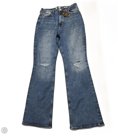 Jeans Boot Cut By Forever 21 In Blue Denim, Size: 12