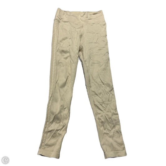 Athletic Leggings By Aerie In Cream, Size: Xl