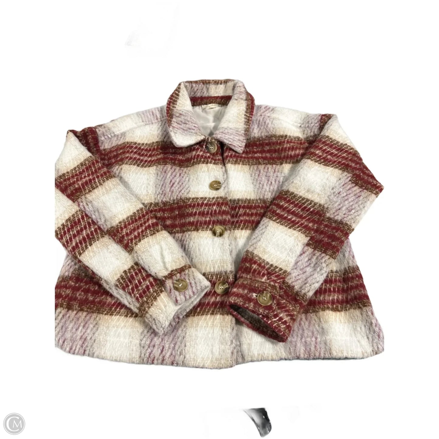 Jacket Other By Mystree In Plaid Pattern, Size: L