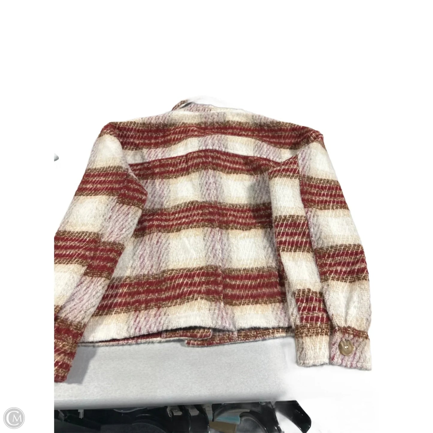 Jacket Other By Mystree In Plaid Pattern, Size: L