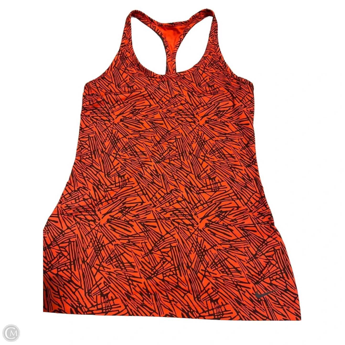 Athletic Tank Top By Nike In Orange, Size: S