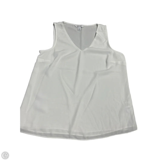 Tank Top By Nine West In White, Size: Xs
