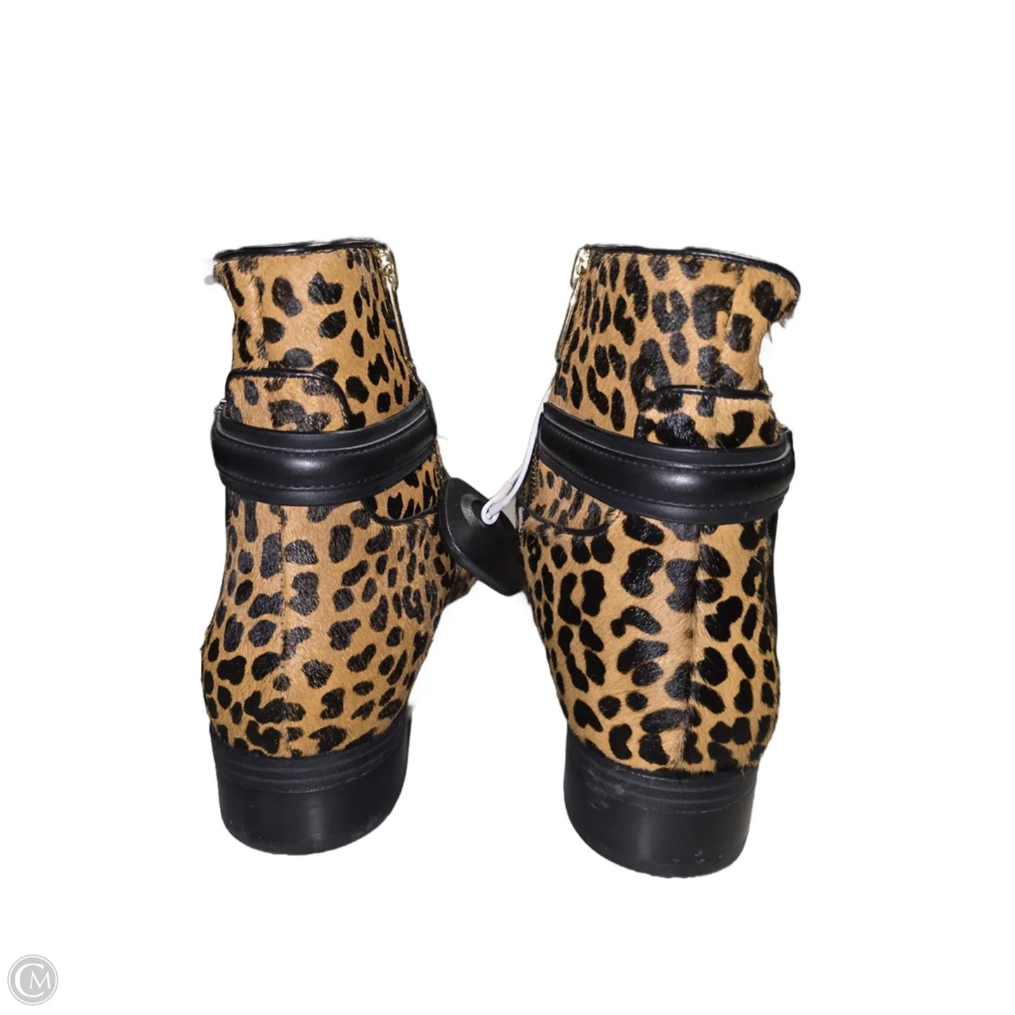 Boots Ankle Flats By Michael By Michael Kors In Animal Print, Size: 9.5