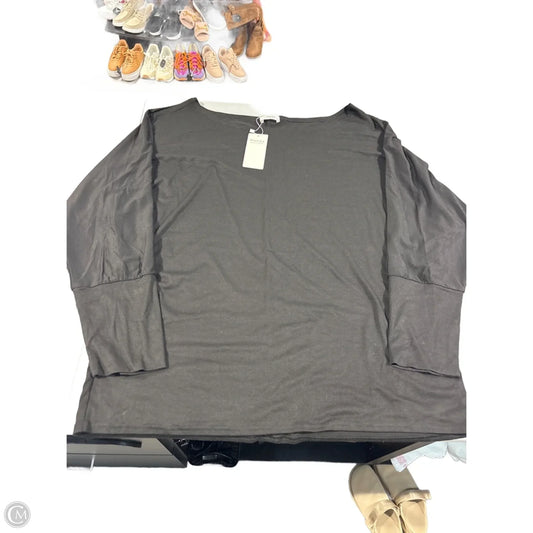 Top 3/4 Sleeve By Cme In Black, Size: 2x
