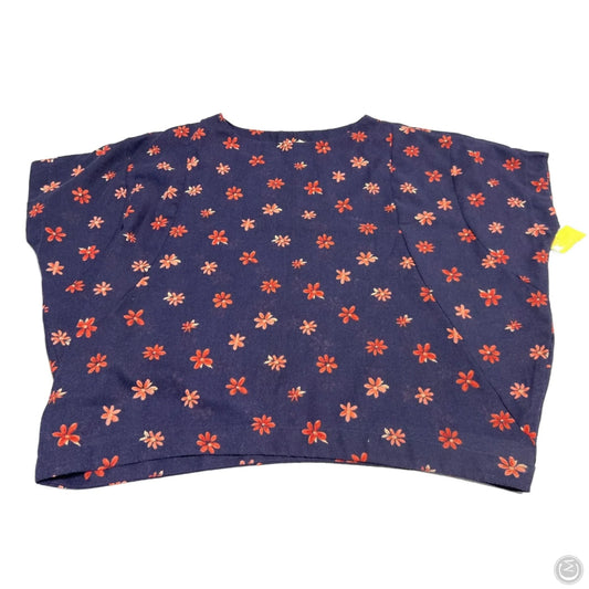 Top Short Sleeve By Easel In Orange & Purple, Size: M