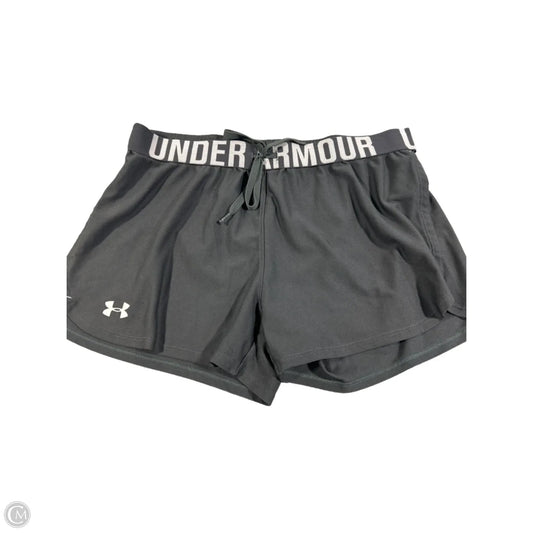 Athletic Shorts By Under Armour In Grey, Size: M