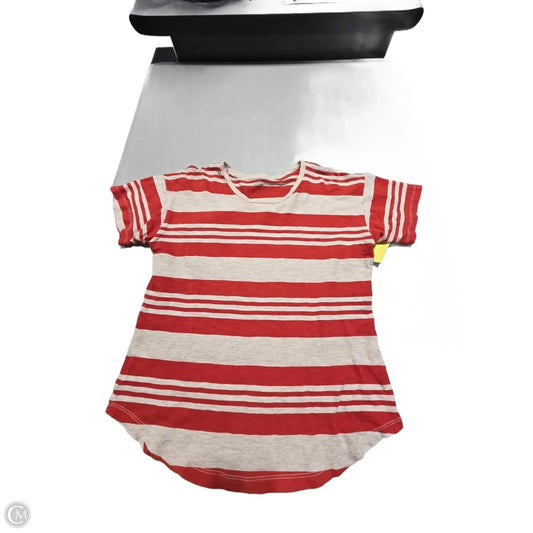 Top Short Sleeve By Madewell In Orange, Size: S