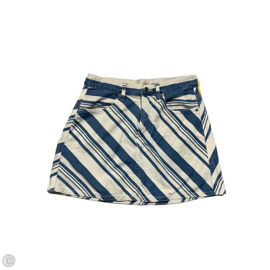 Skirt Mini & Short By Universal Thread In Blue & White, Size: 4
