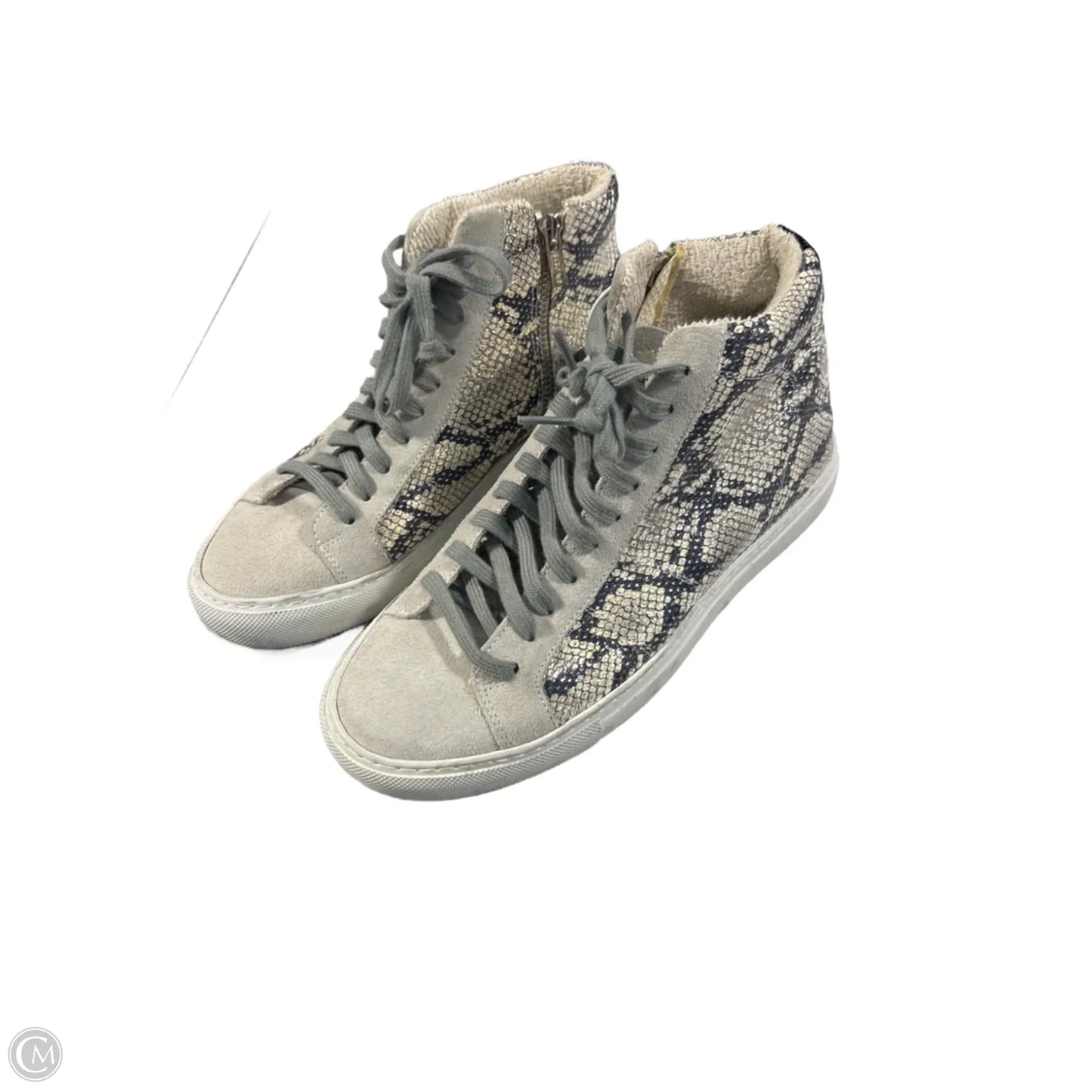 Shoes Sneakers By P448 In Grey, Size: 6.5