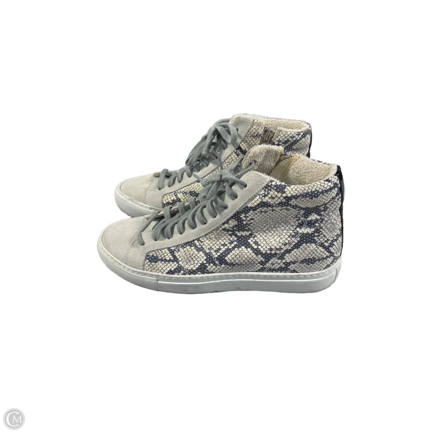 Shoes Sneakers By P448 In Grey, Size: 6.5