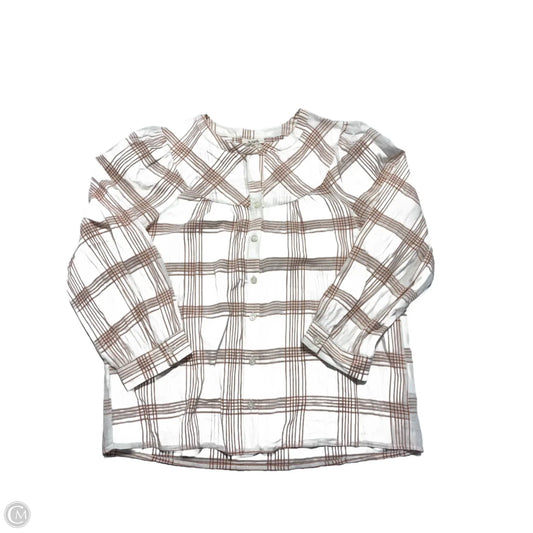 Blouse Long Sleeve By Ana In Cream, Size: S