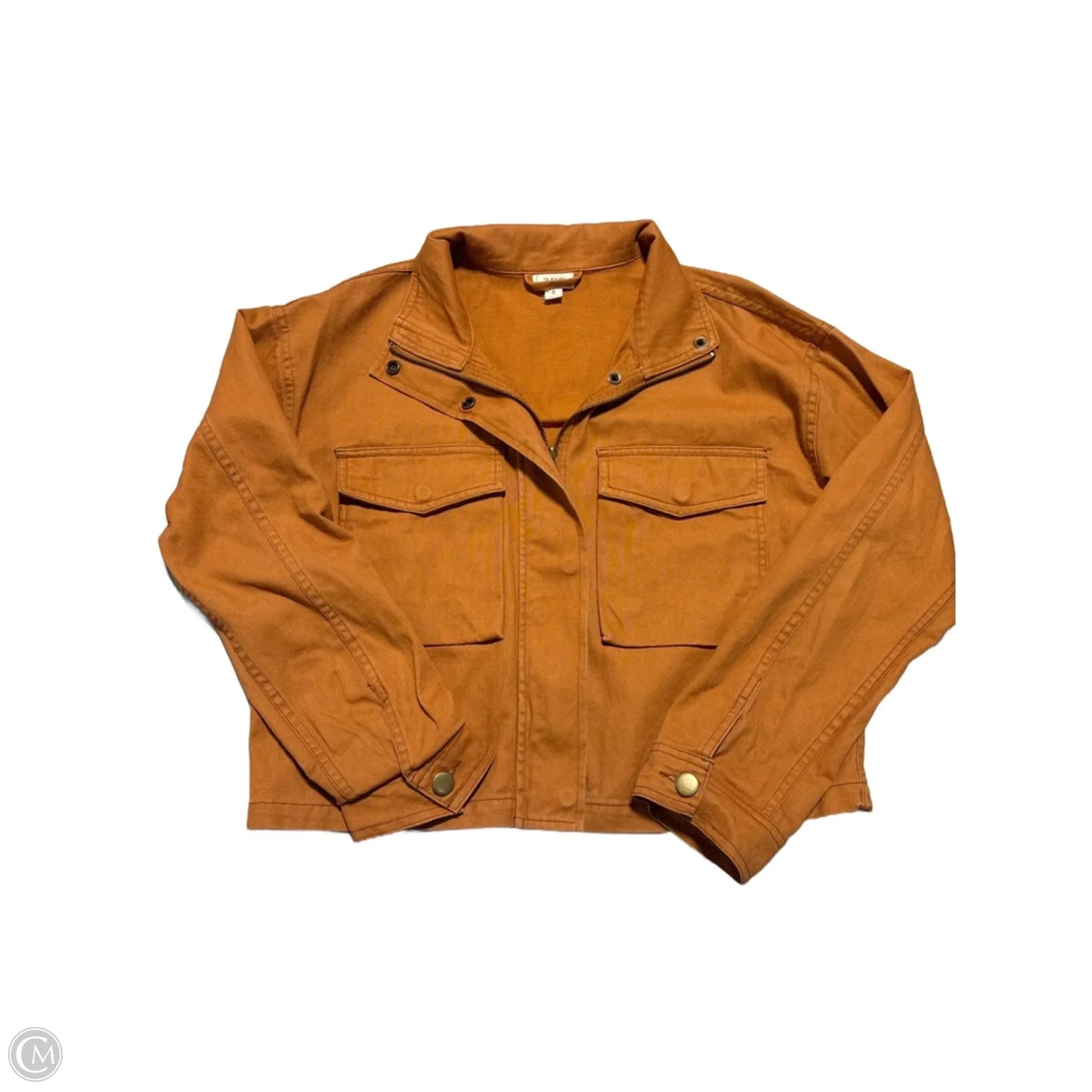 Jacket Denim By Ana In Orange, Size: M