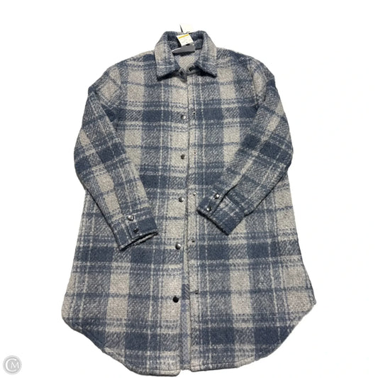 Jacket Fleece By Steve Madden In Blue, Size: S