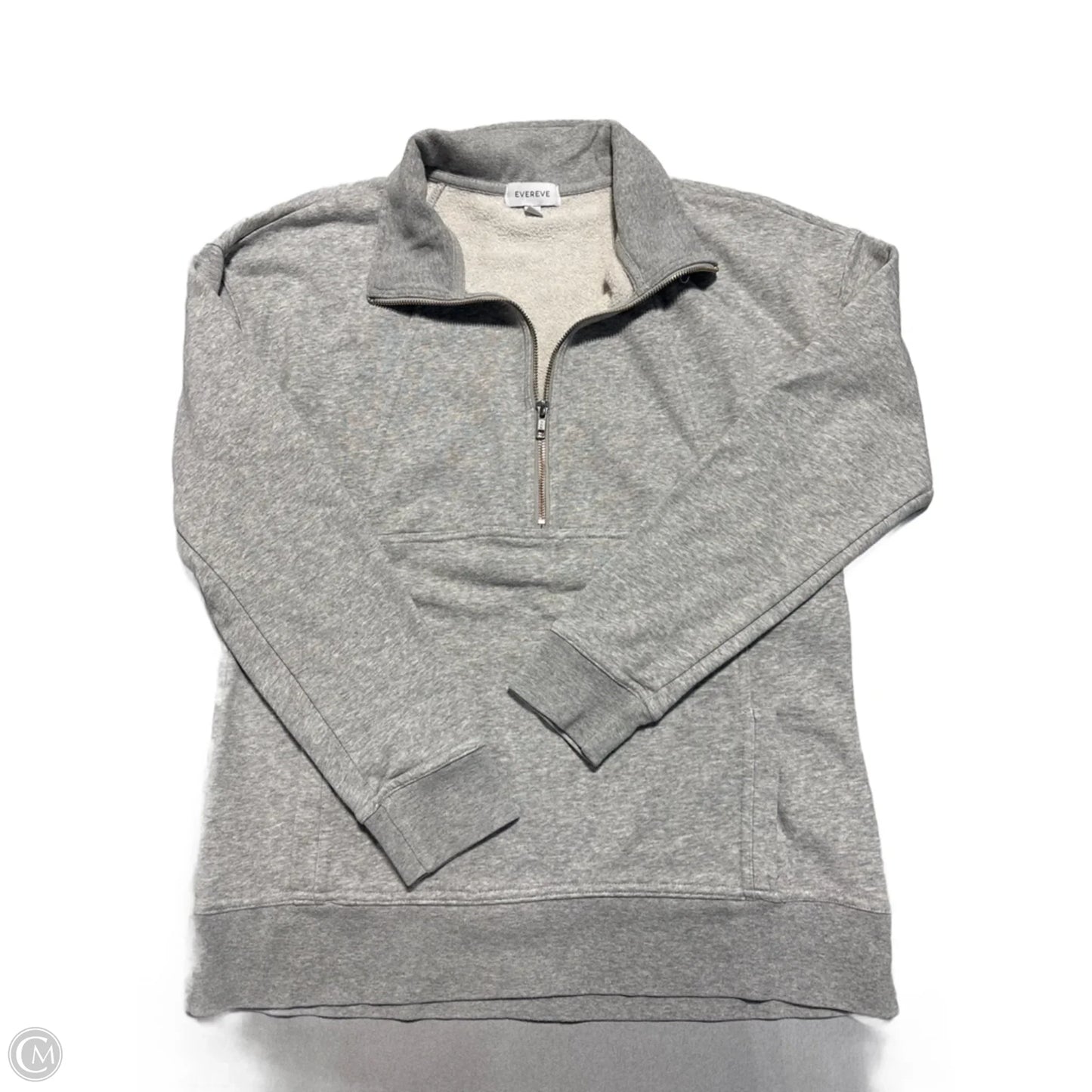 Top Long Sleeve By Evereve In Grey, Size: Xs