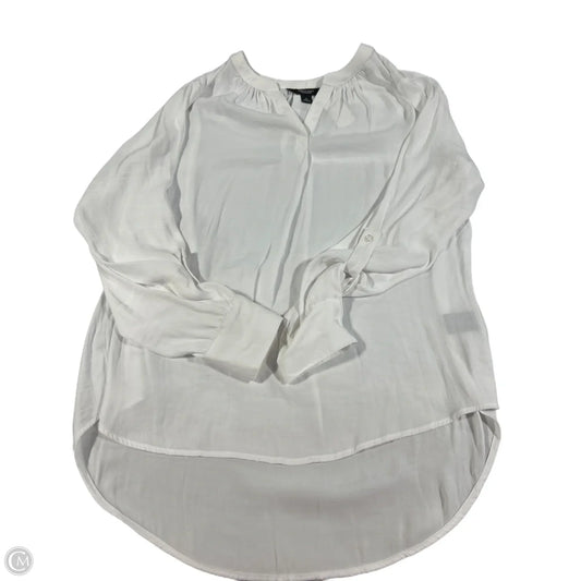 Blouse Long Sleeve By Simply Vera In White, Size: S