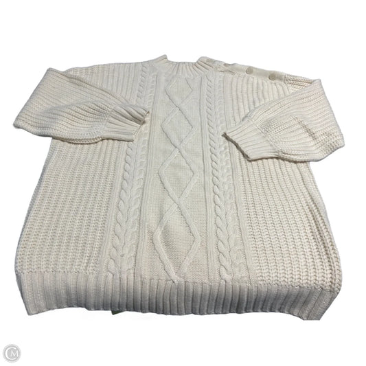 Sweater By Lillusory In Cream, Size: Xl