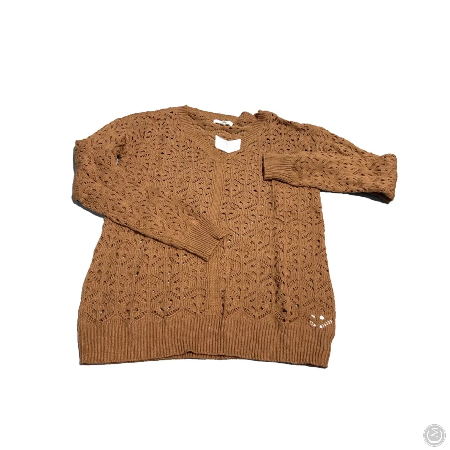 Top Long Sleeve By Maurices In Brown, Size: Xs