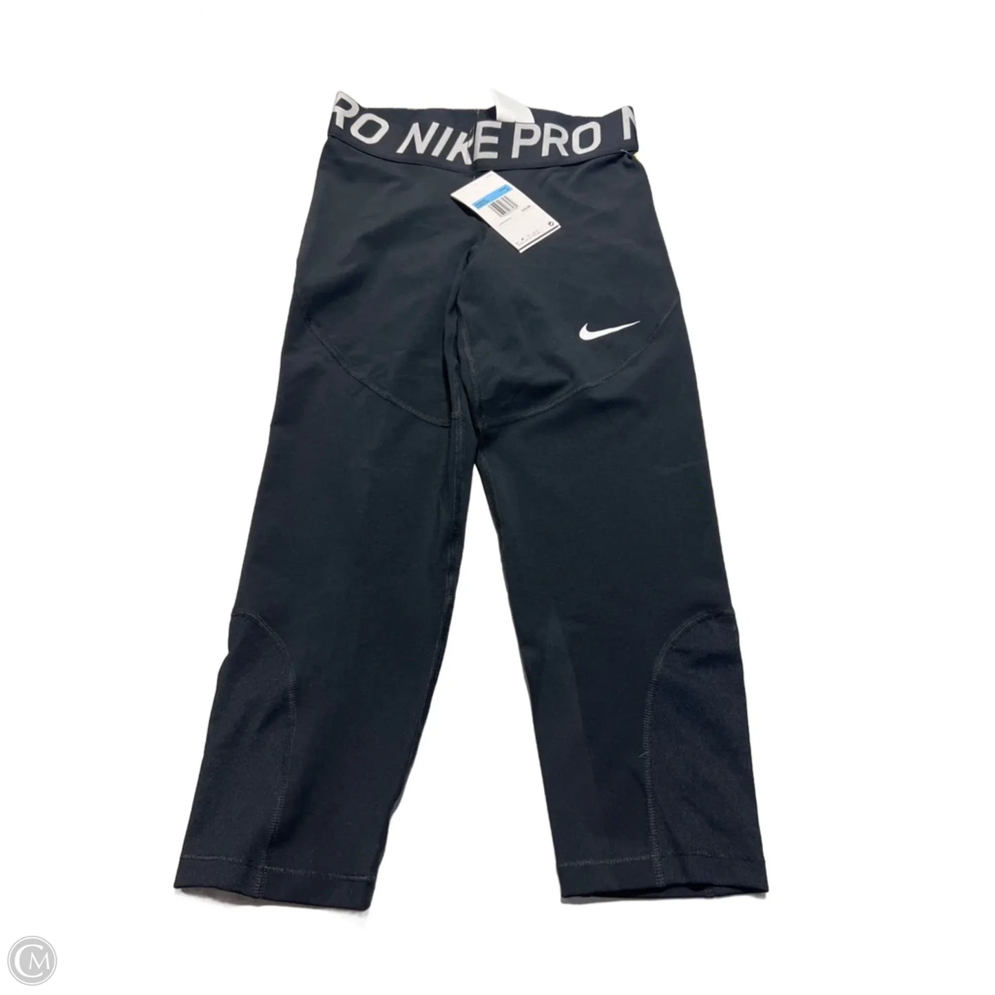 Athletic Leggings Capris By Nike In Black, Size: M