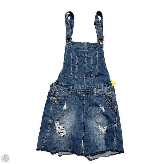 Shortalls By Kancan In Blue Denim, Size: S