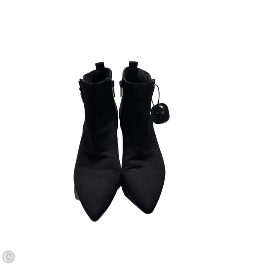 Boots Ankle Heels By Anne Klein In Black, Size: 9