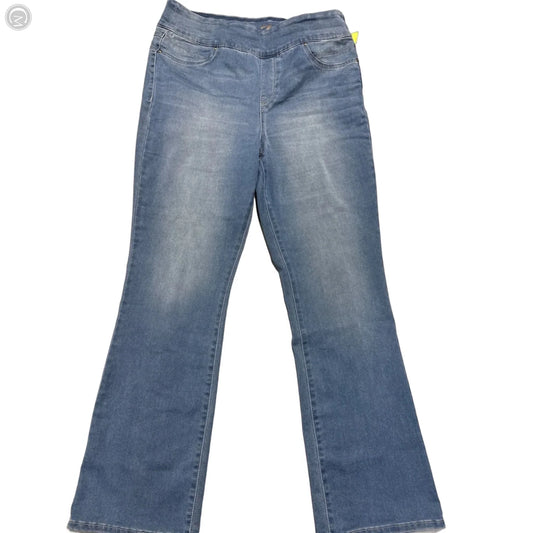 Jeans Straight By Seven 7 In Blue Denim, Size: 16