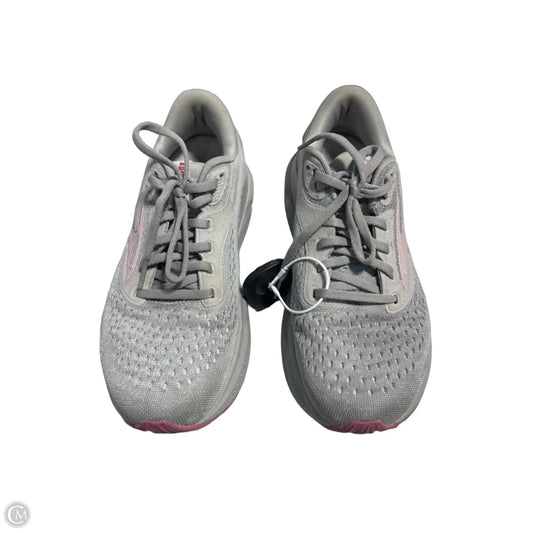 Shoes Athletic By Brooks In Grey & Pink, Size: 7.5