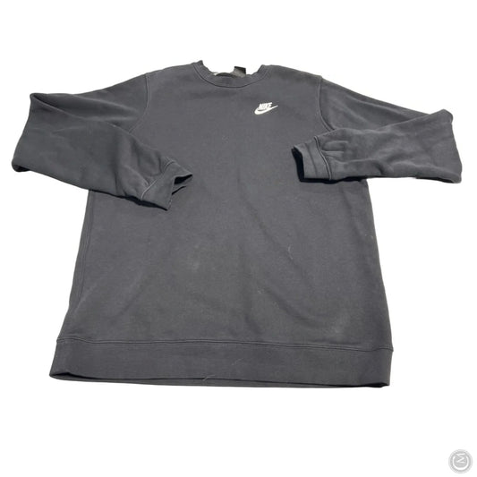 Sweatshirt Crewneck By Nike In Black, Size: M