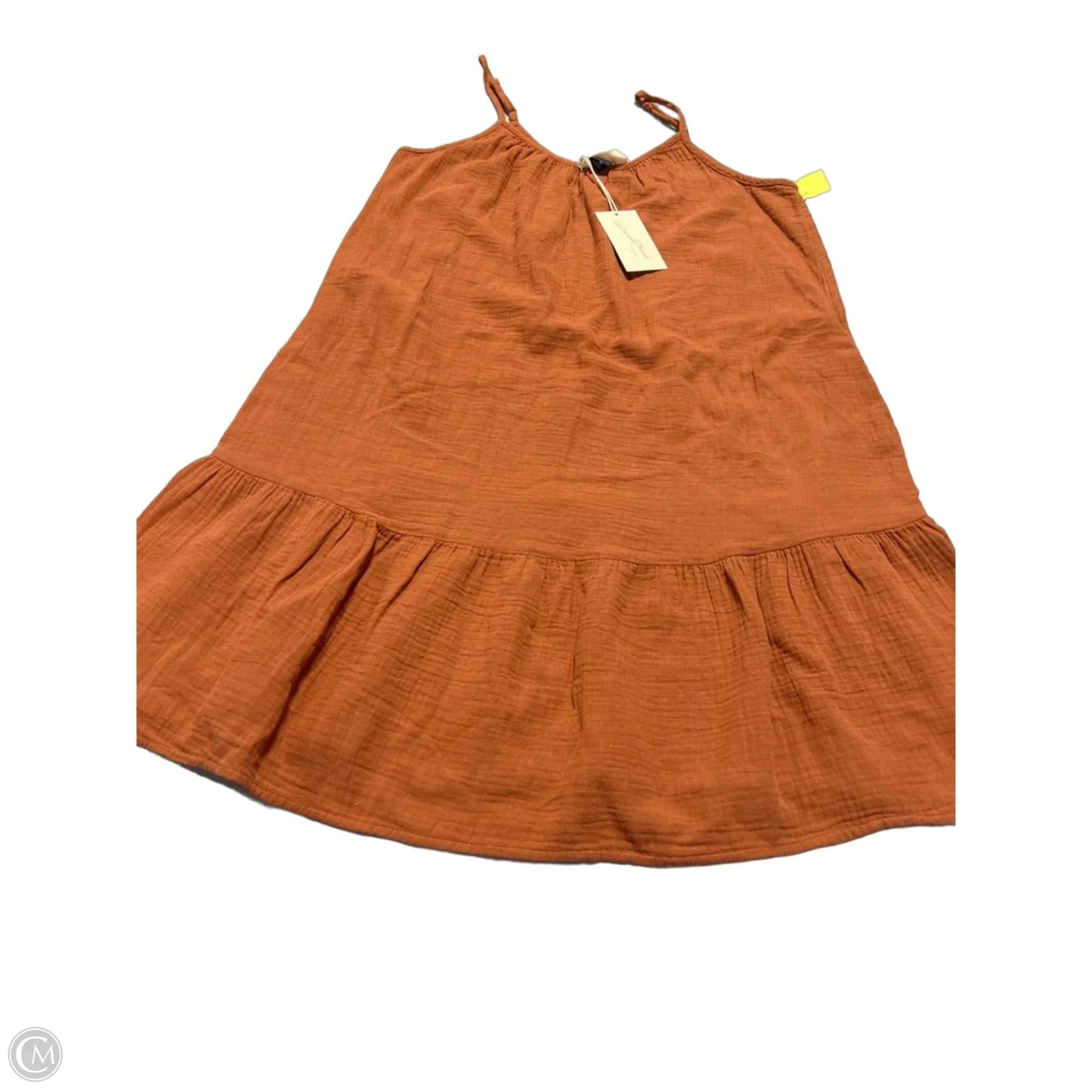 Dress Casual Short By Universal Thread In Orange, Size: M