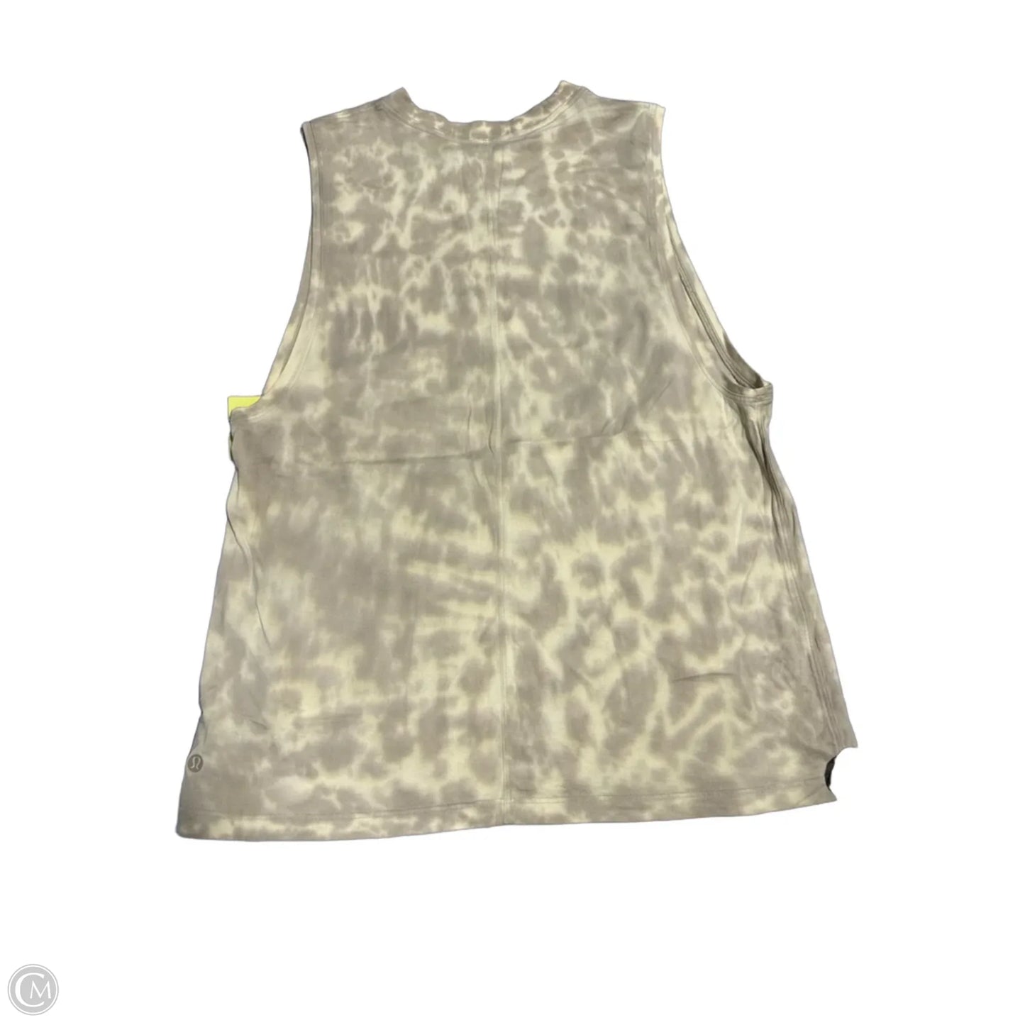Athletic Tank Top By Lululemon In Yellow, Size: 6