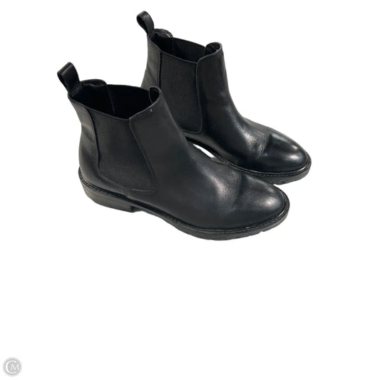 Boots Ankle Flats By Steve Madden In Black, Size: 8.5