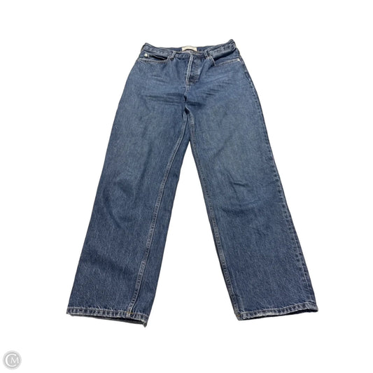 Jeans Straight By Everlane In Blue Denim, Size: 6