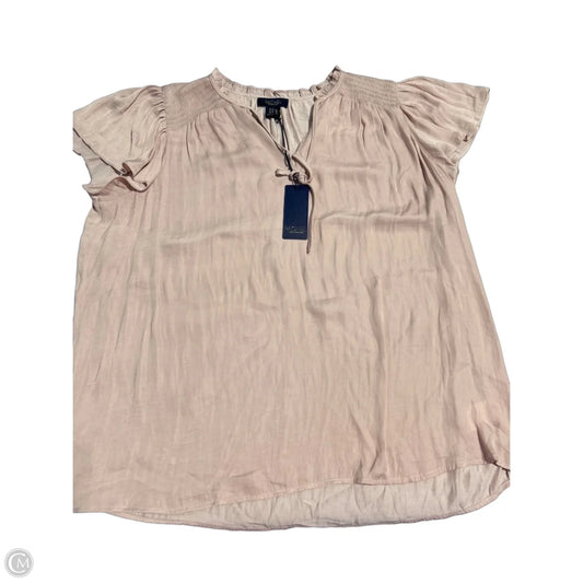 Top Short Sleeve By Rachel Roy In Pink, Size: Xl