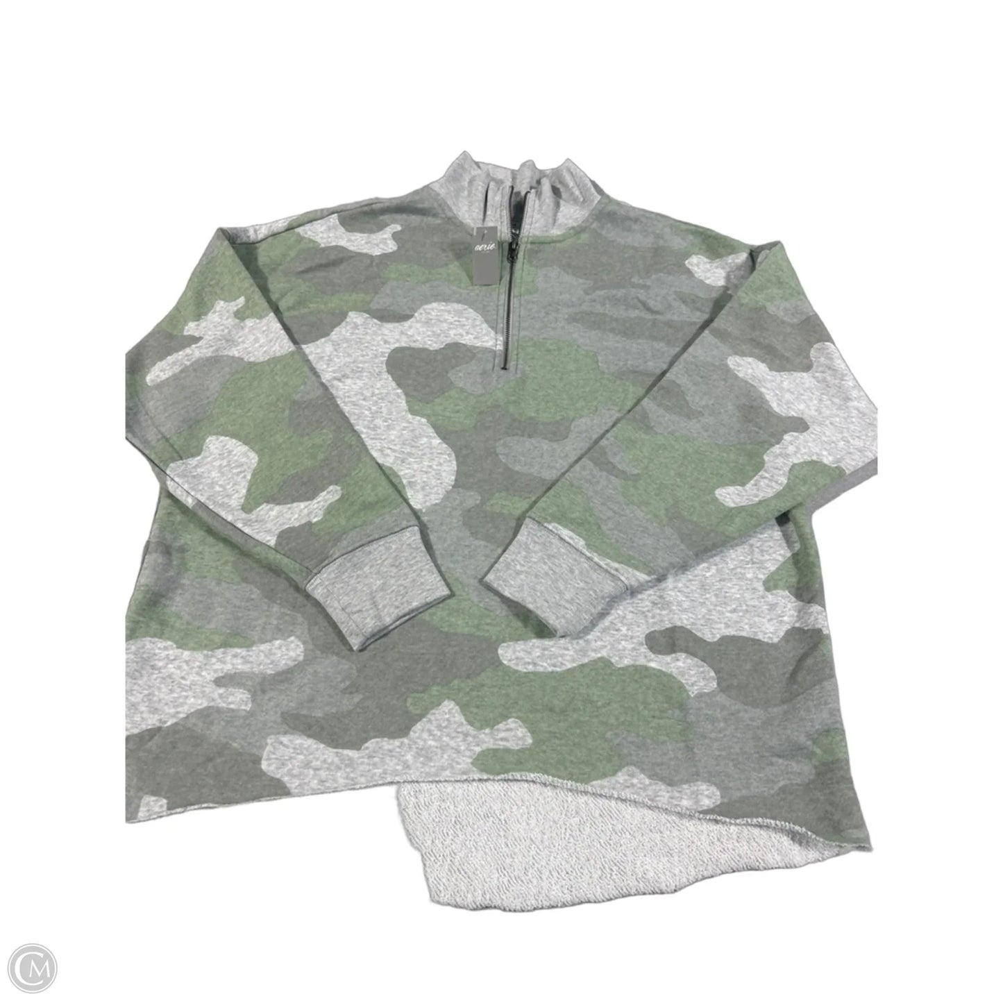 Top Long Sleeve By Aerie In Camouflage Print, Size: Xs