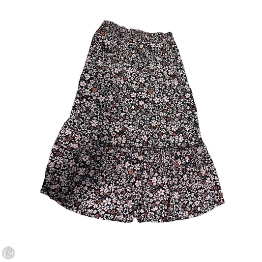 Skirt Maxi By Pink Rose In Floral Print, Size: S