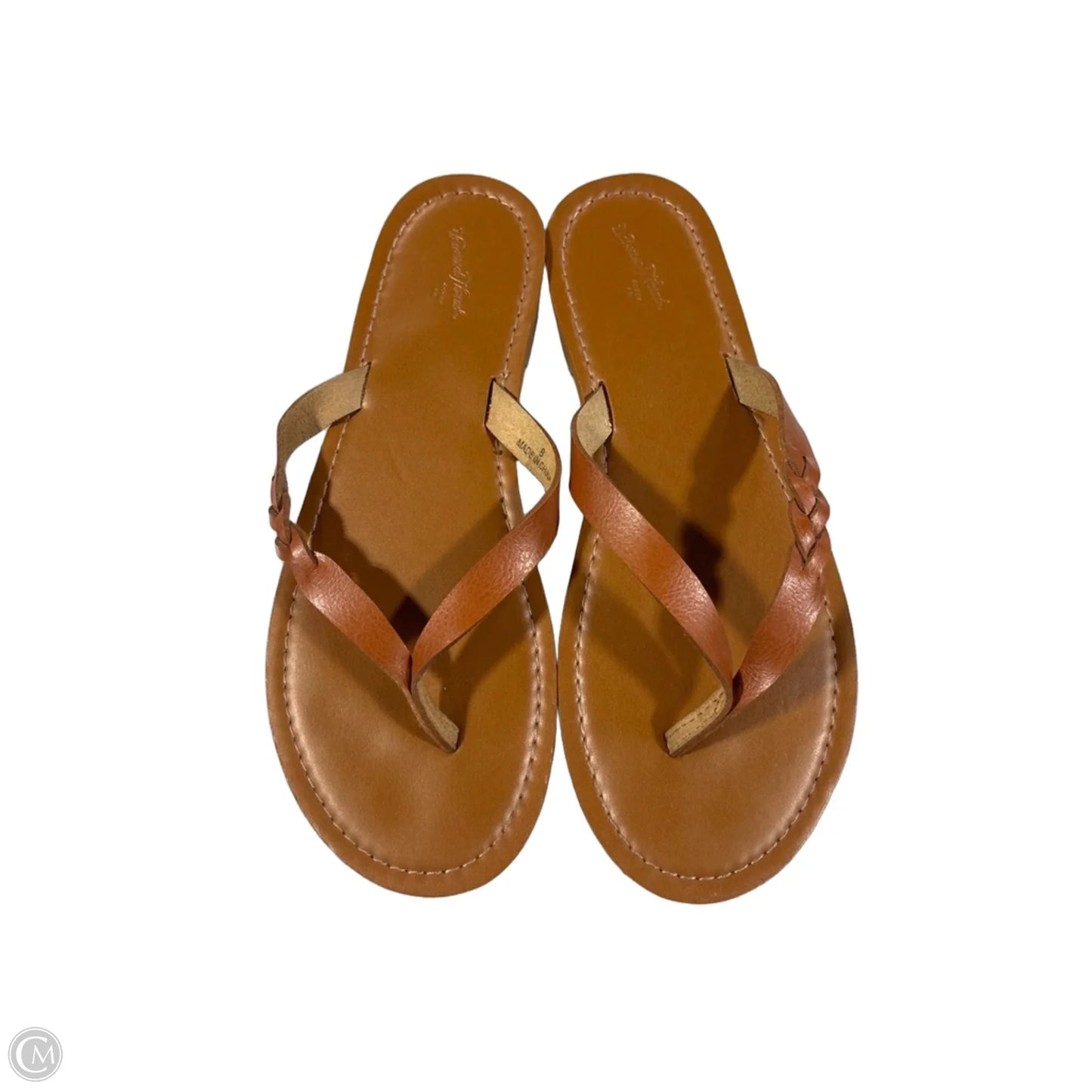 Sandals Flats By Universal Thread In Brown, Size: 8