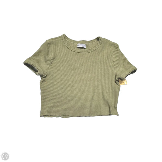 Top Short Sleeve By Urban Outfitters In Green, Size: M