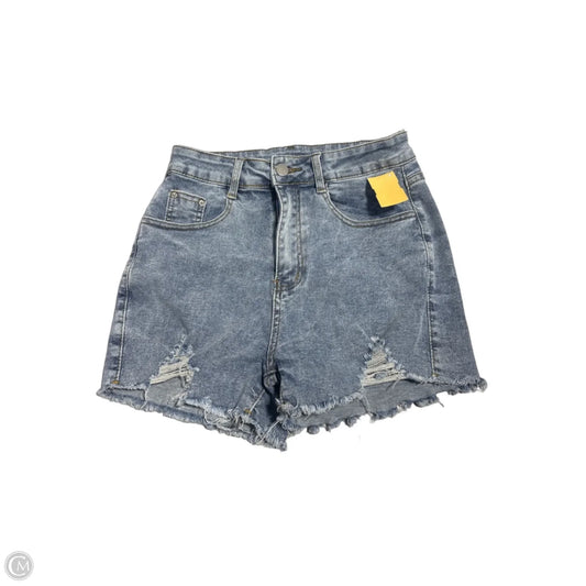 Shorts By Shein In Blue Denim, Size: S
