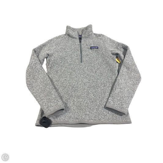 Sweatshirt Collar By Patagonia In Grey, Size: S