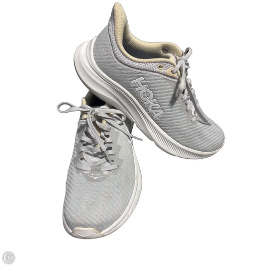 Shoes Sneakers By Hoka In Grey, Size: 7.5