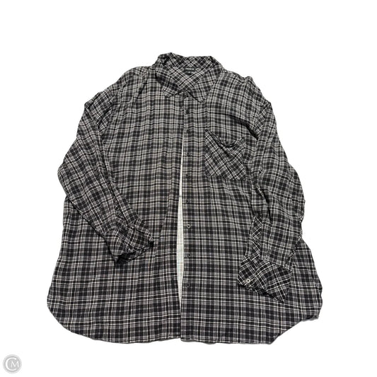 Top Long Sleeve By Torrid In Black & White, Size: 3x