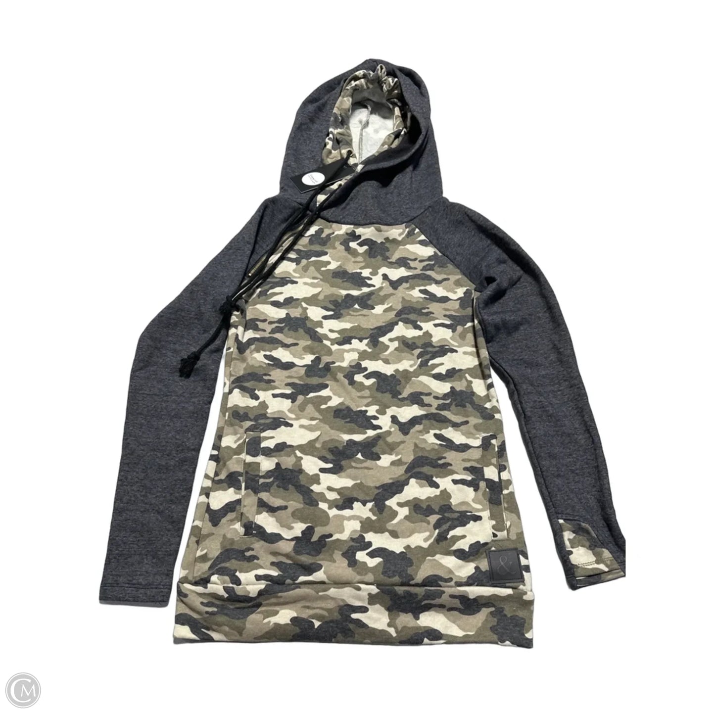 Top Long Sleeve By Cmc In Camouflage Print, Size: S