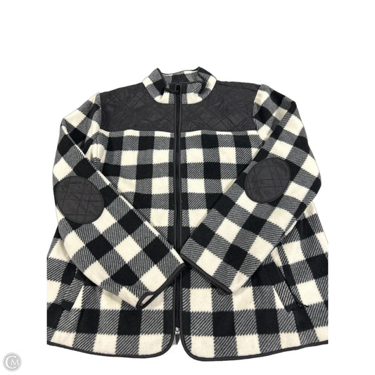 Jacket Other By Talbots In Plaid Pattern, Size: Xlp