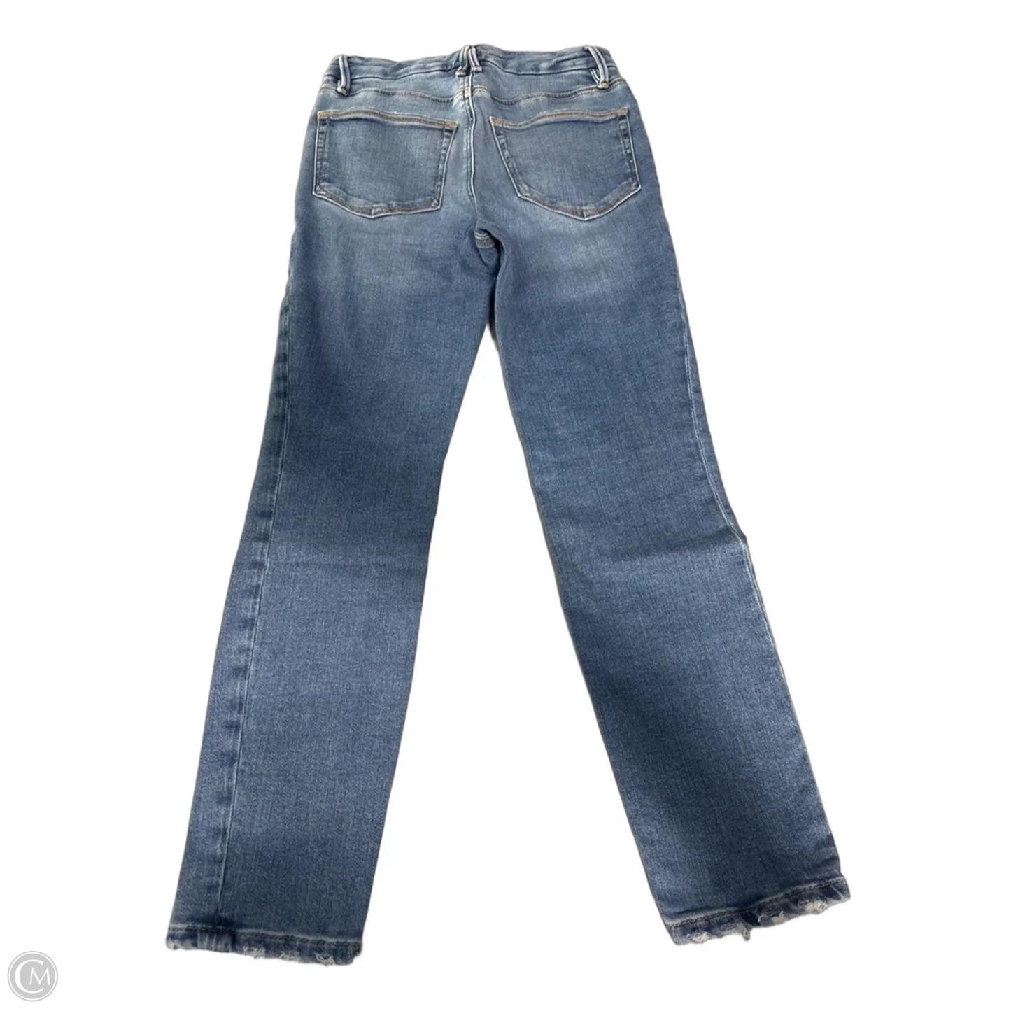 Jeans Straight By Good American In Blue Denim, Size: 4