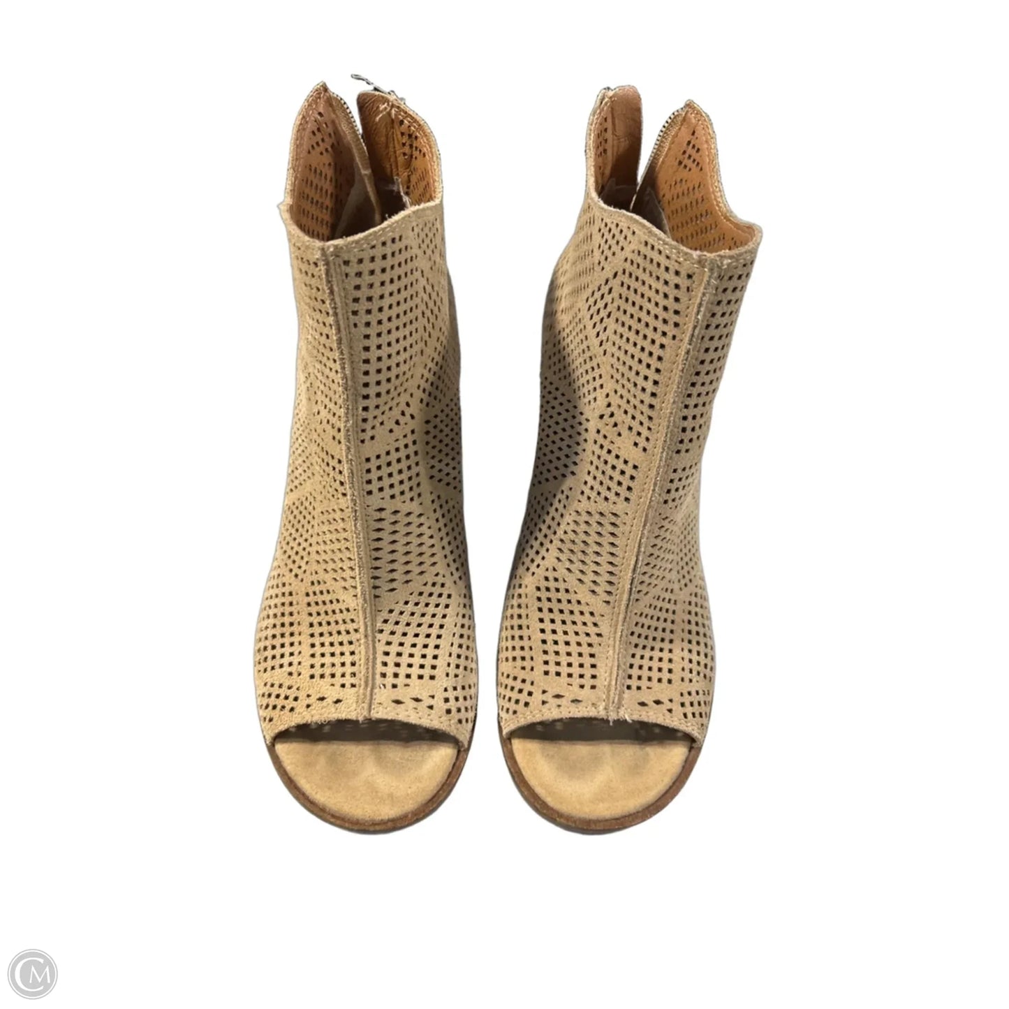 Shoes Heels Block By Lucky Brand In Tan, Size: 8.5