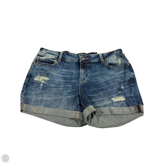 Shorts By Maurices In Blue Denim, Size: 12
